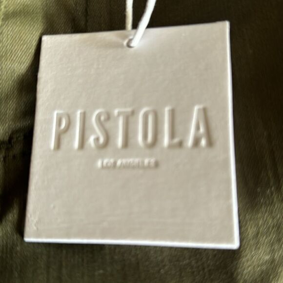 NWT PISTOLA lennon high rise cropped boot in coated juniper 28 - Picture 5 of 7